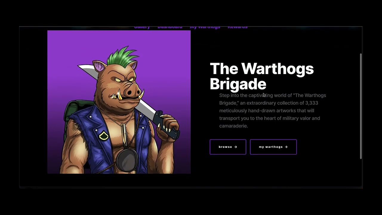 Risk Gaming Project ~ Warthogs Brigade Staking Platform Tutorial ~