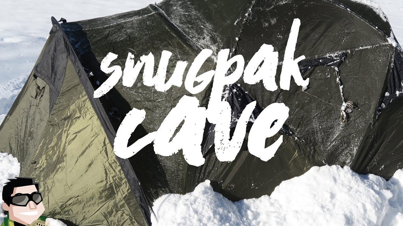 Winter Camping in a Tent w/ Snugpak Cave & Sleeping Mats