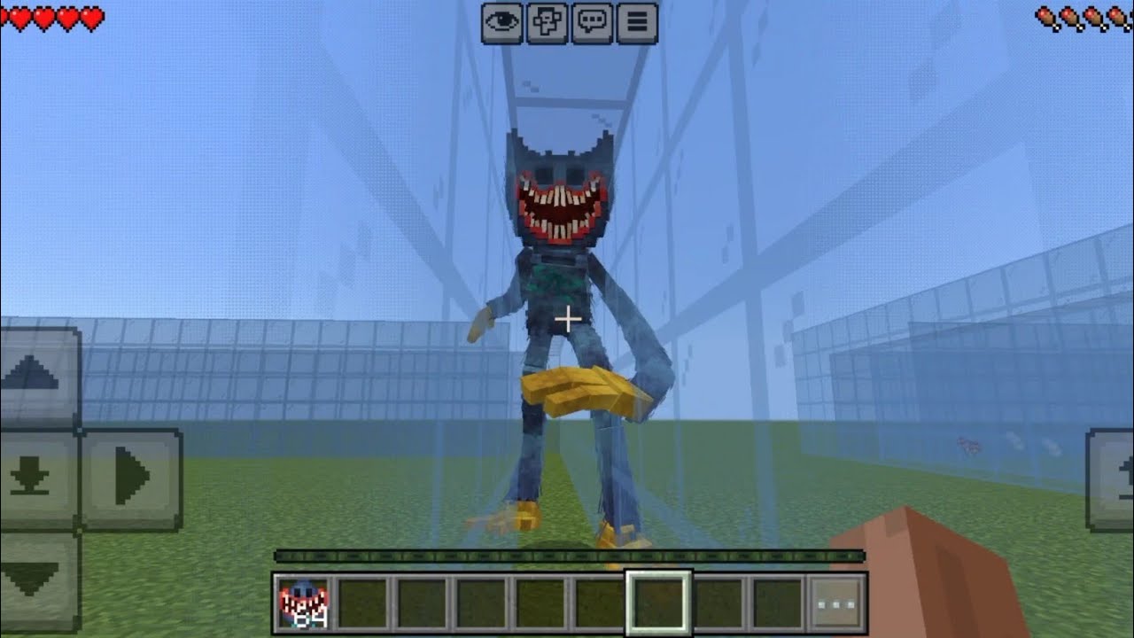 Poppy PlayTime Nightmare Huggy Addon in Minecraft PE 
