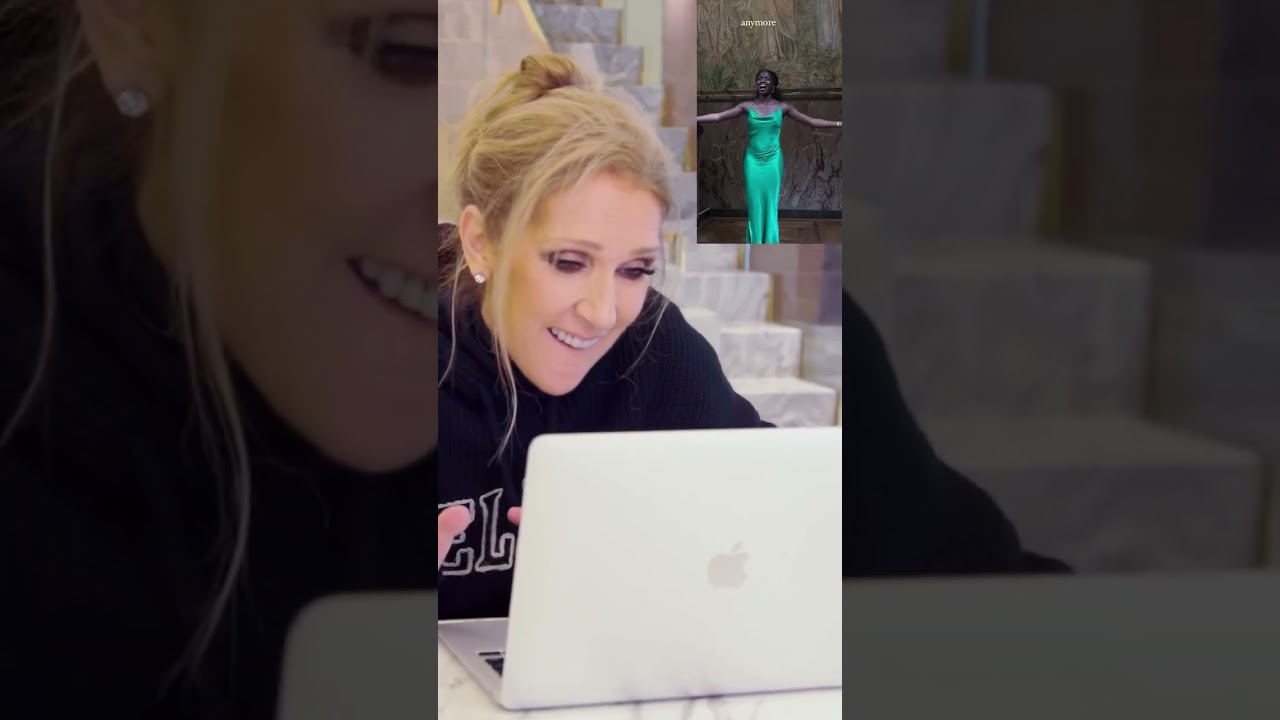 Celine Dion reacts to talented singers in NEW video #shorts #celinedion