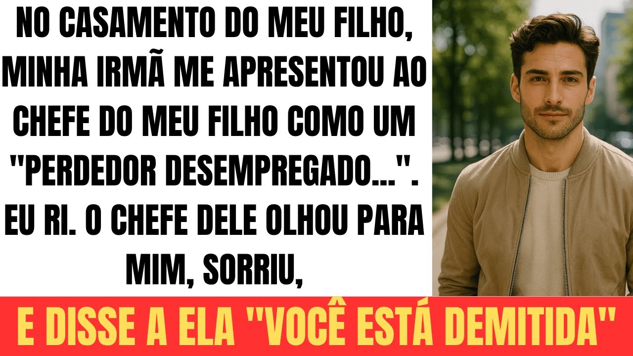 Ela me chamou de FRACASSADO no casamento. O CEO a demitiu na frente de todos.