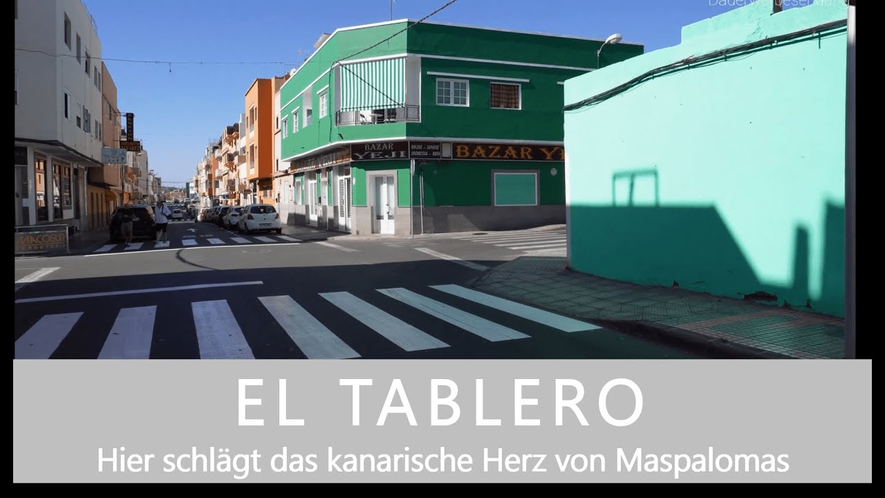 GRAN CANARIA / EL TABLERO Hier schlägt das kanarische Herz von Maspalomas