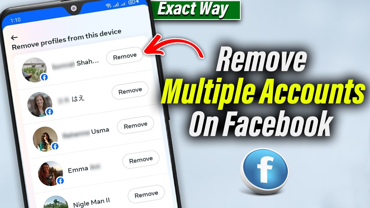 How To Remove Multiple Accounts On Facebook 2026 [New Update]