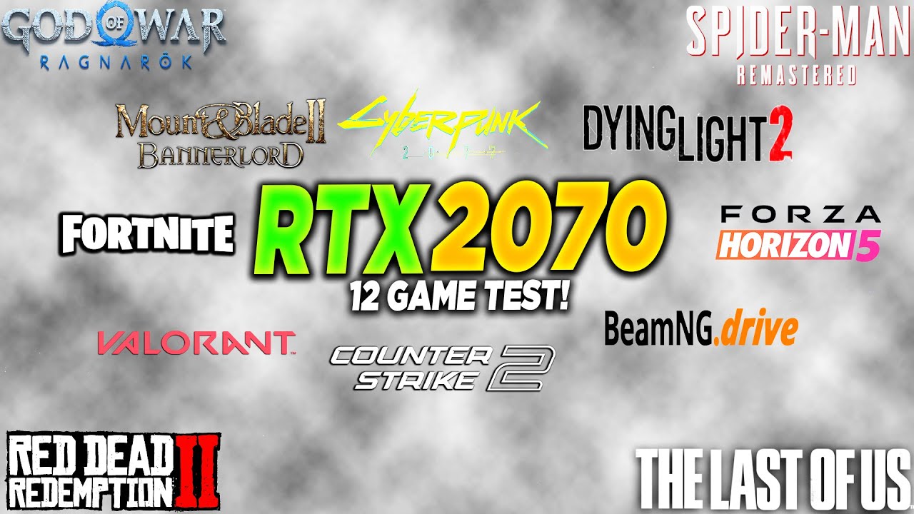 RTX 2070 + i5 10400F - Test in 12 Games in 2025