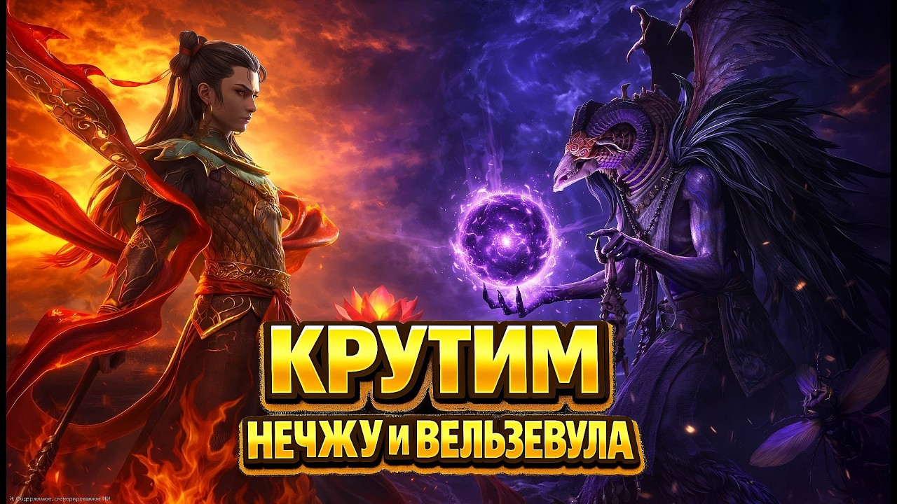 рутки на баннере Нечжа и Вельзевула  Watcher of realms