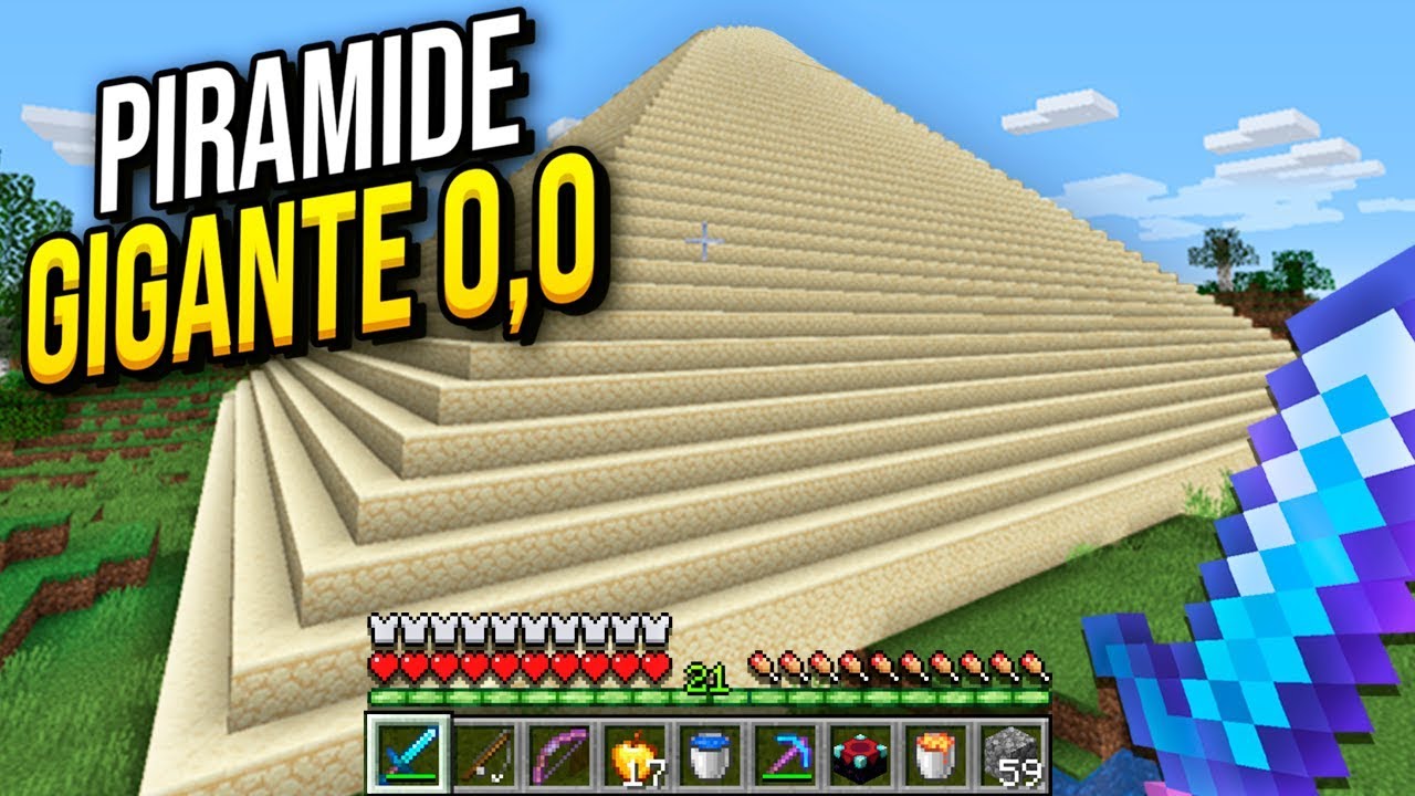 Minecraft UHC pero hay una piramide GIGANTE!!