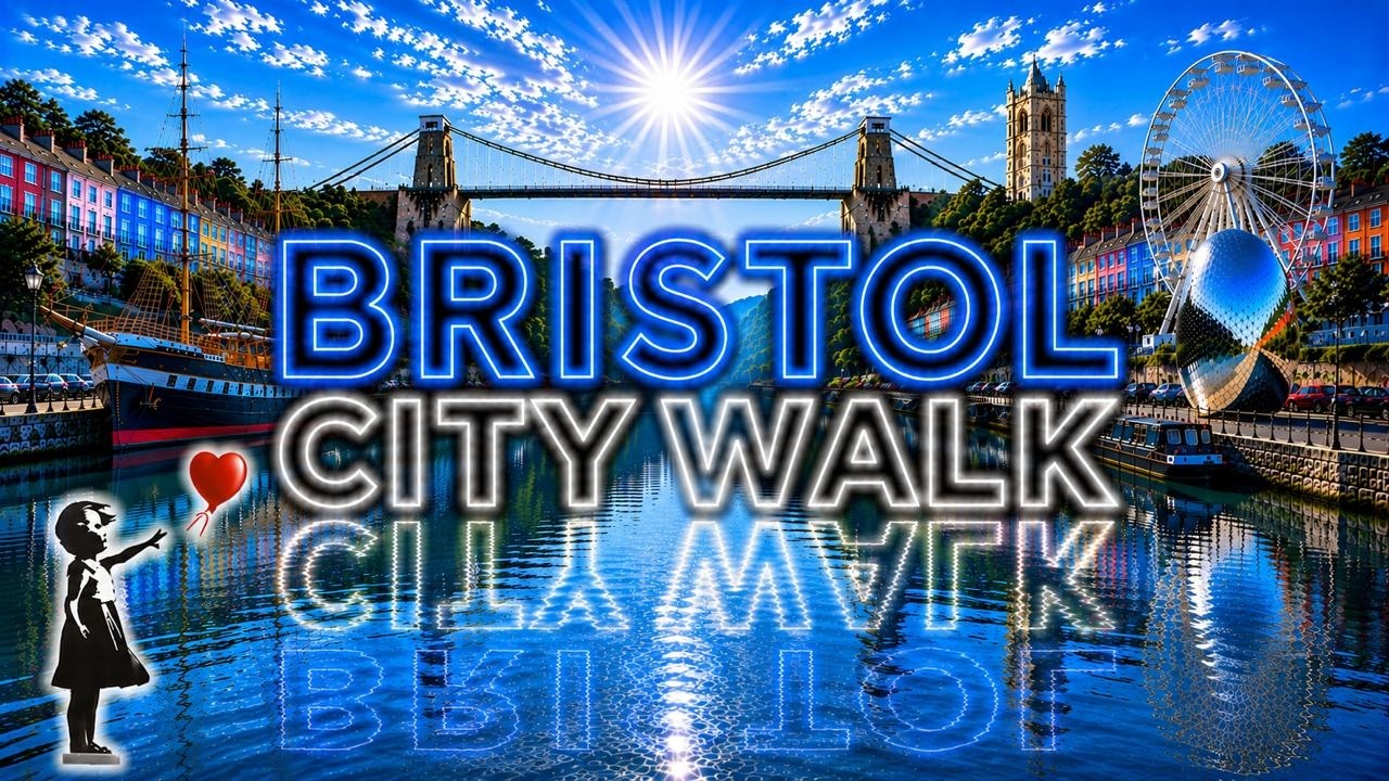 Bristol Walking Tour 4K | Bristol Cathedral, Banksy & Harbourside | Why Do People Visit Bristol?