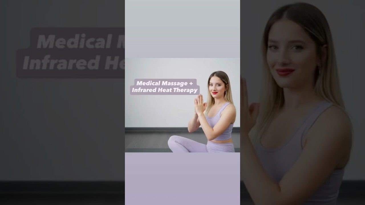 Medical massage + infrared heat therapy for muscle tension and recovery.  