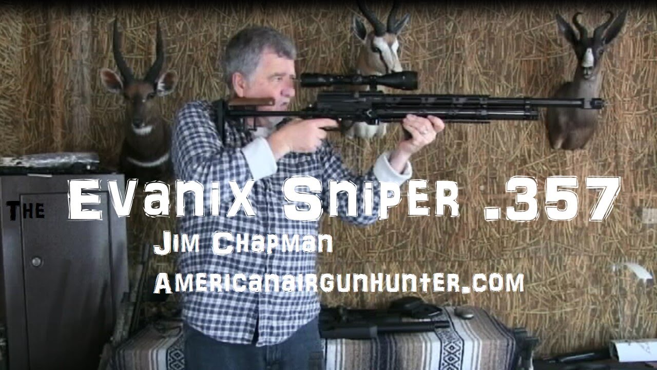 evanix sniper 357 air rifle! A solid big bore for big game and predators.