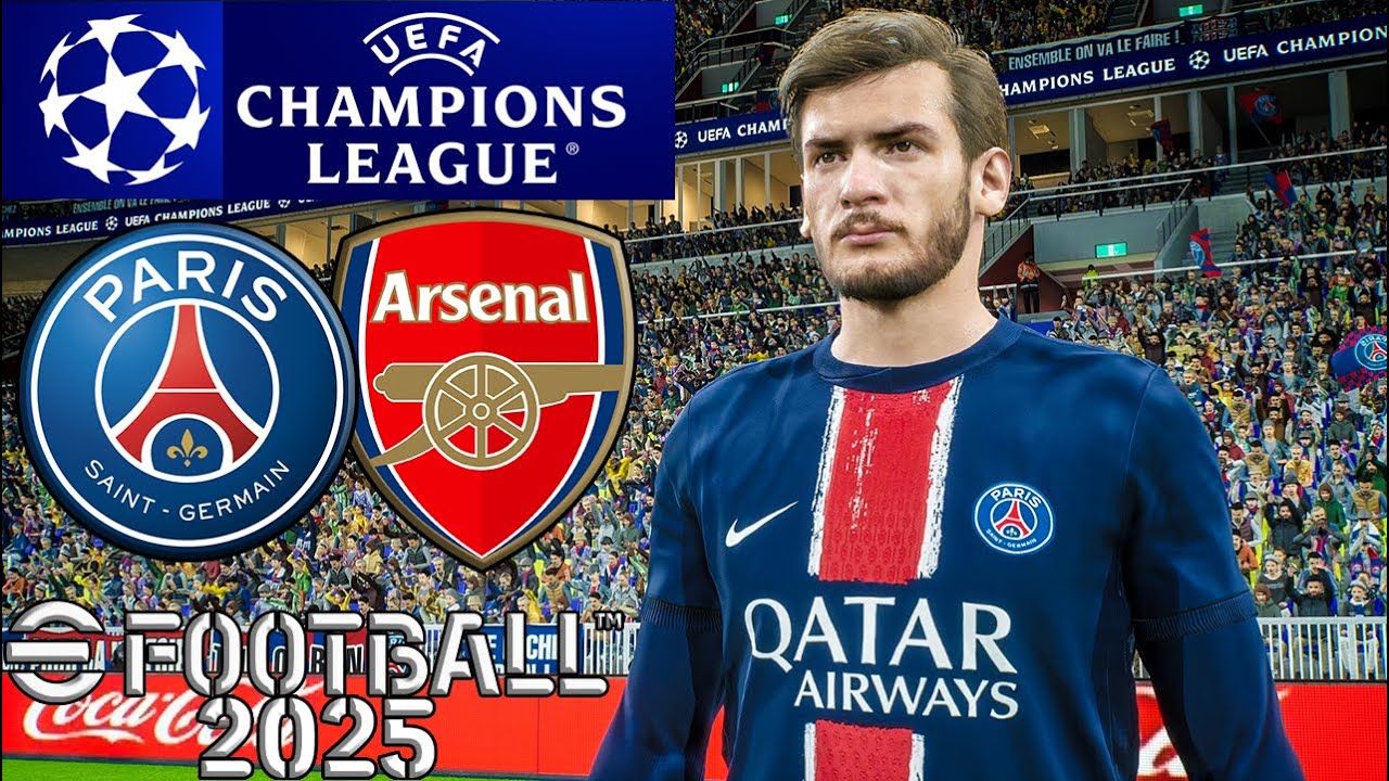 eFootball 2025 - PSG vs Arsenal | UEFA Champions League | PS5™ [4K60]