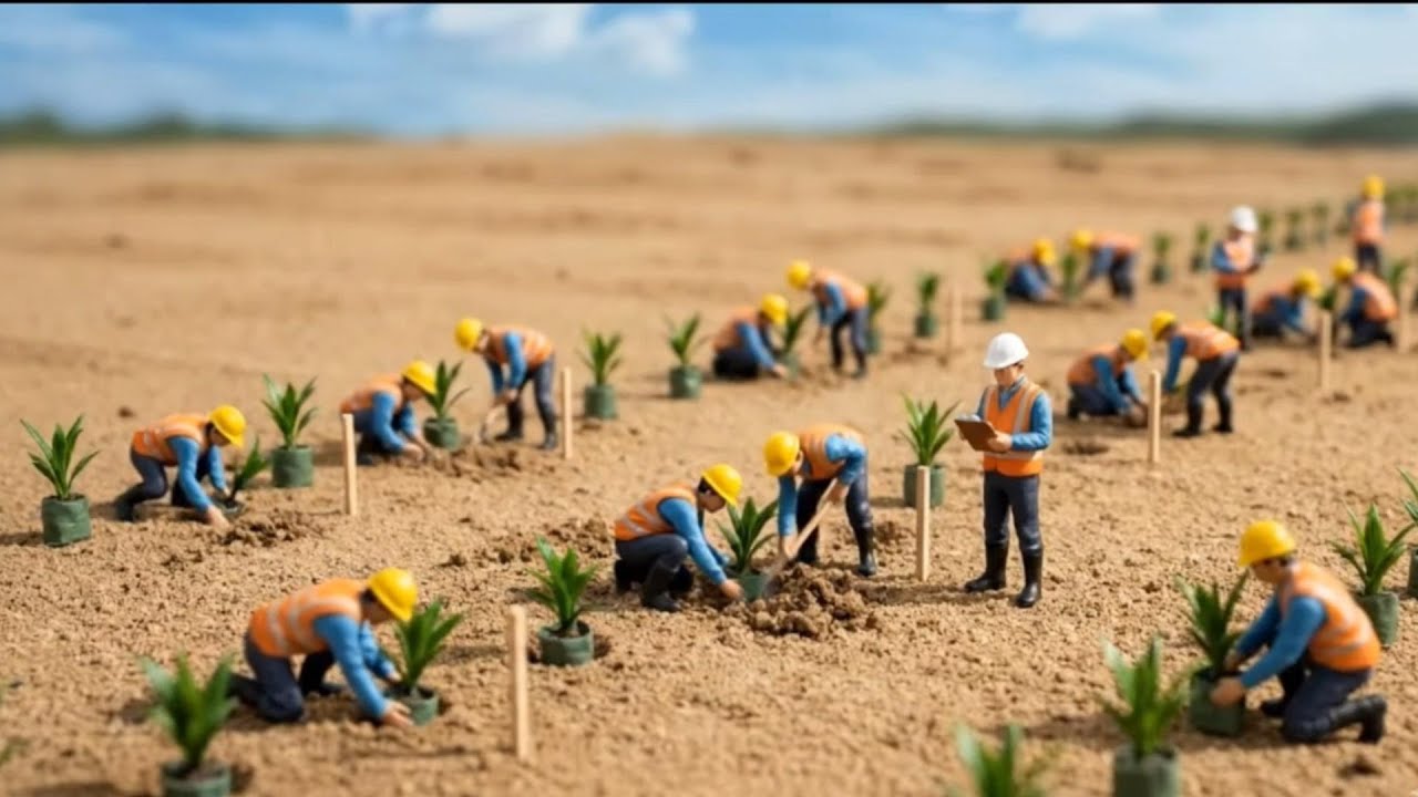 Epic Miniature Project: Turning Forest into a Palm Oil Plantation