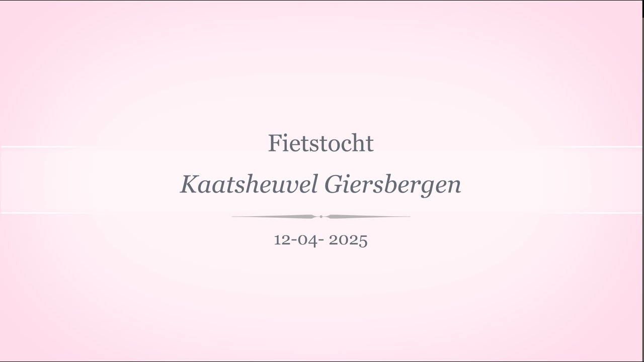 Fietstocht Kaatsheuvel Giersbergen   4K