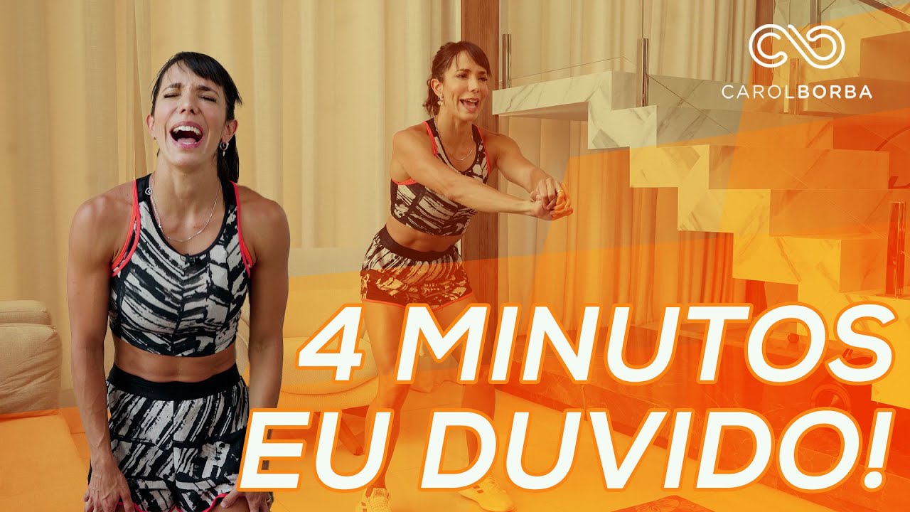 4 Minutos para Tonificar as Coxas - Carol Borba