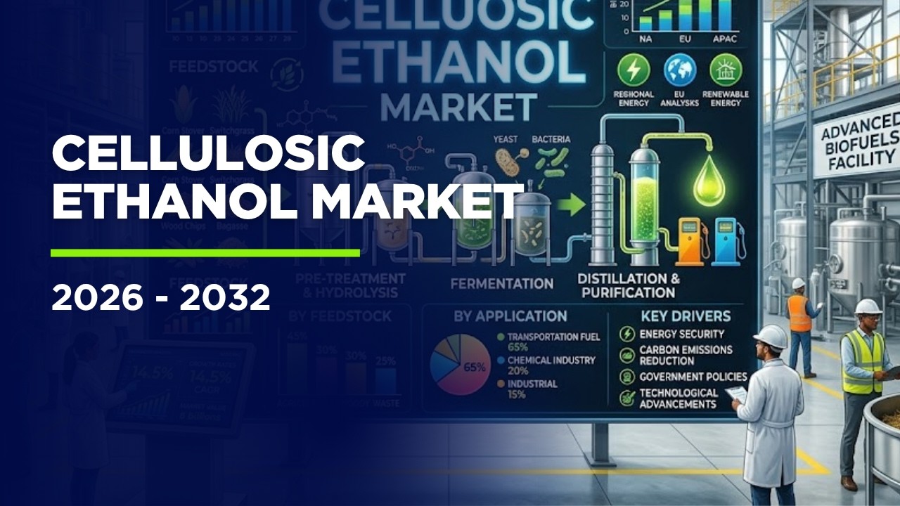Cellulosic Ethanol Market &ndash; Growth, Trends & Forecast Insights
