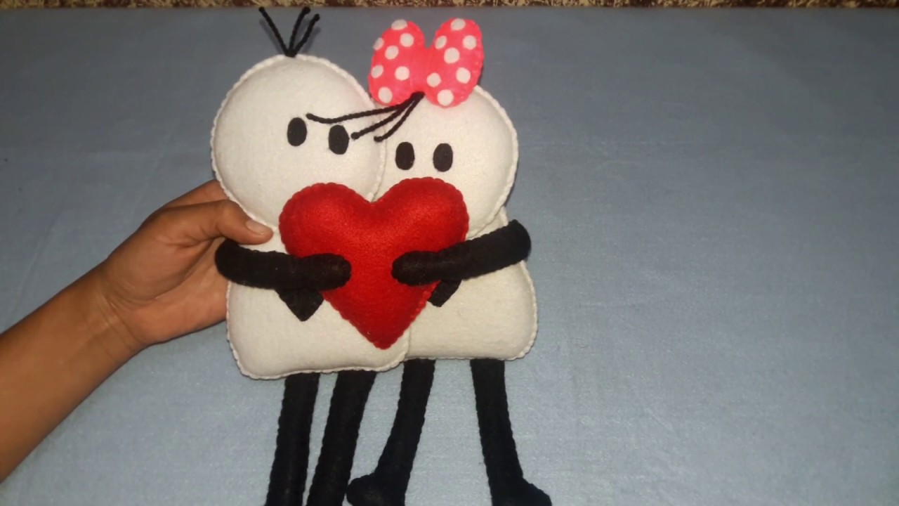 ¿Como hacer Bigli Migli de Fieltro?|Mundo En Fieltro|Regalos Para El 14 de Febrero