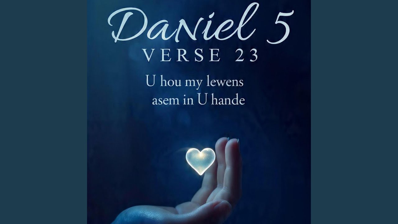 U hou my lewens asem in U hande