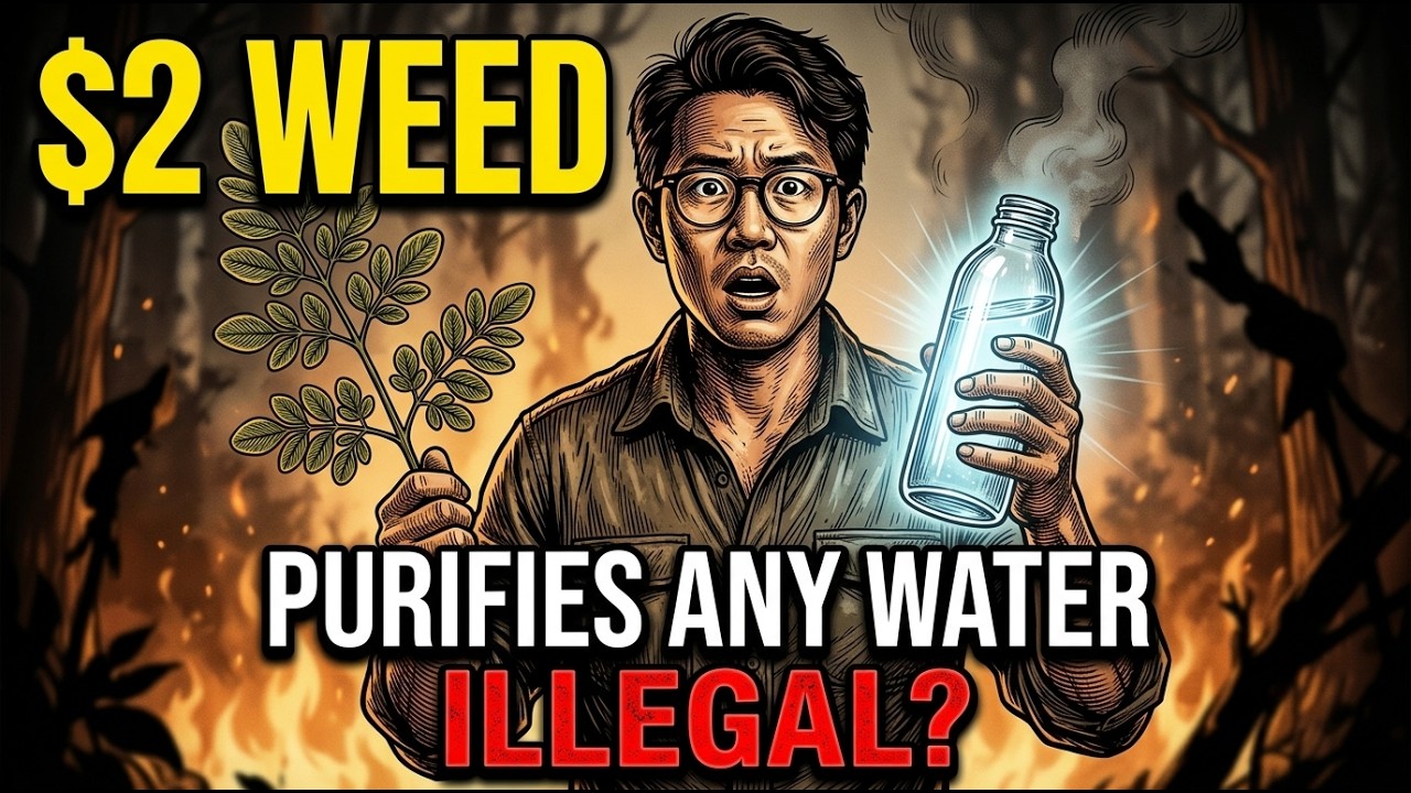 FREE Purified Water FOREVER From a $2 Weed. Why Is It Illegal?