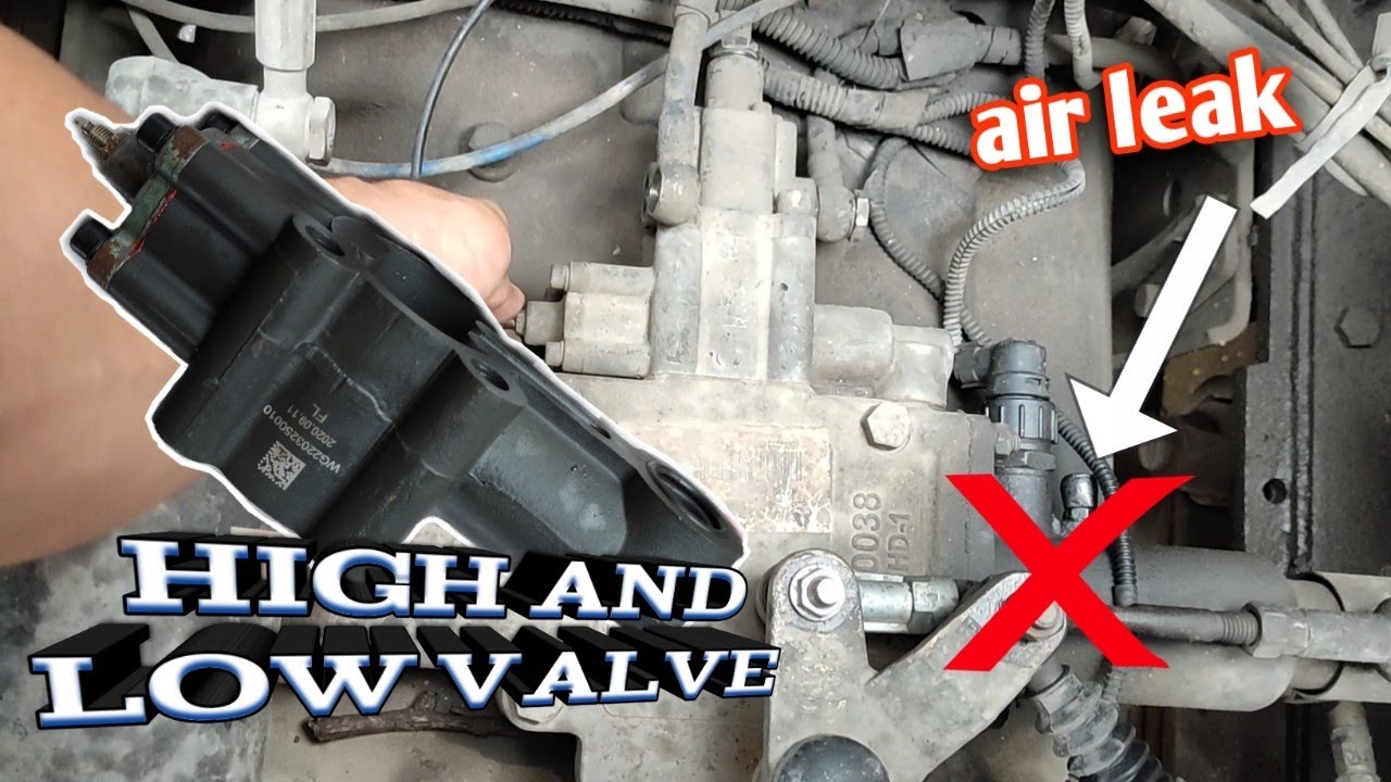 HOWO HI & LOW VALVE [AIR LEAK] TARA GAWIN NATIN 👍