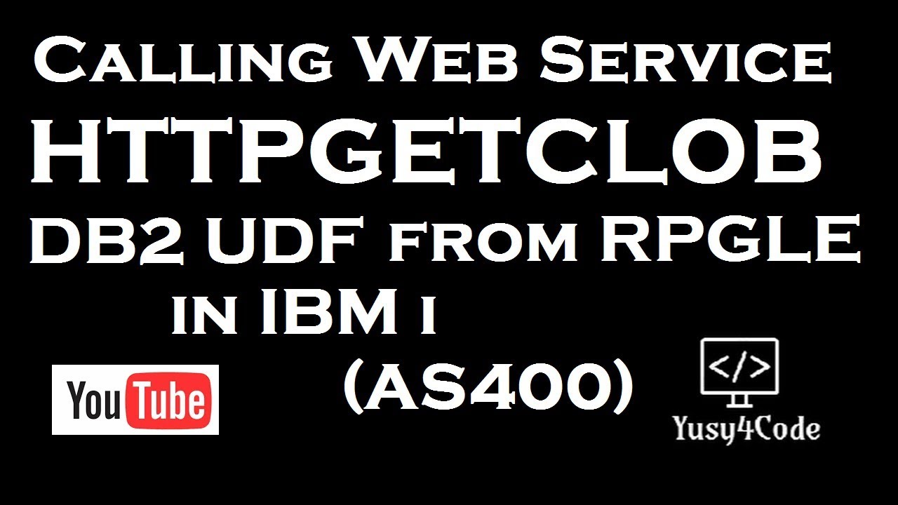 Использование HTTP GET из RPGLE с использованием HTTPGETCLOB | yusy4code