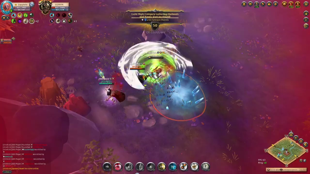 POLEHAMMER & GREAT NATURE VS MANY | ALBION ONLINE