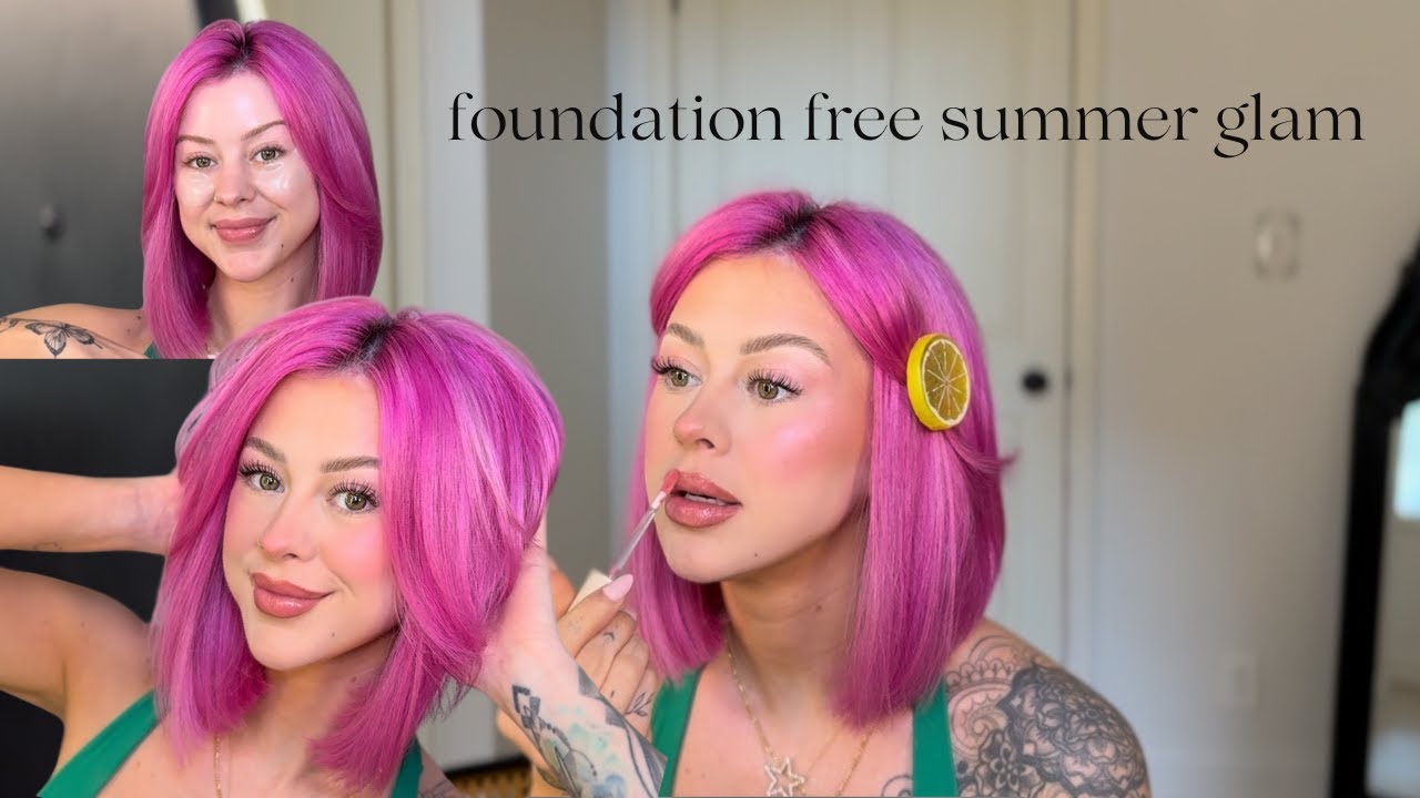 foundation free full glam routine | chatty grwm w/ my holy grails
