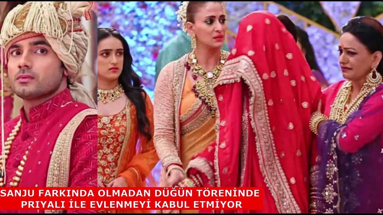 GÖNÜL SÖZÜM'DE SANJU FARKINDA OLMADAN DÜĞÜN TÖRENİNDE PRIYALI İLE EVLENMEYİ KABUL ETMİYOR