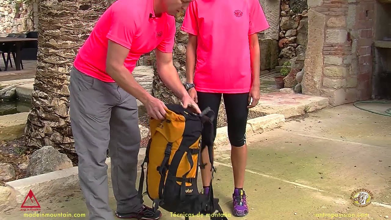Mochilas 3 Ajústala correctamente