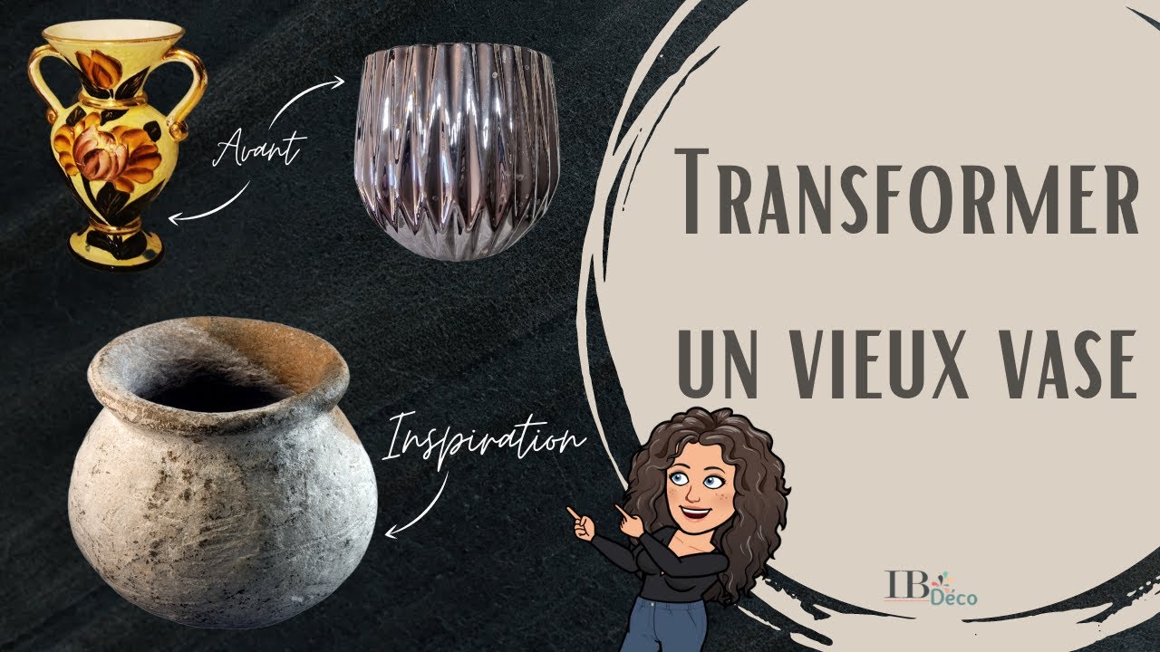 Transformer de vieux vases/pots en objet de décoration moderne
