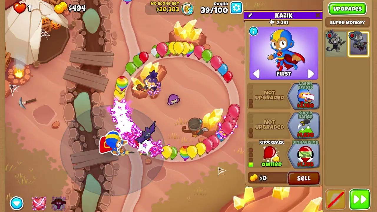 Ezili + Dark Champion on Three Mines Round OG 2TC (complete run)