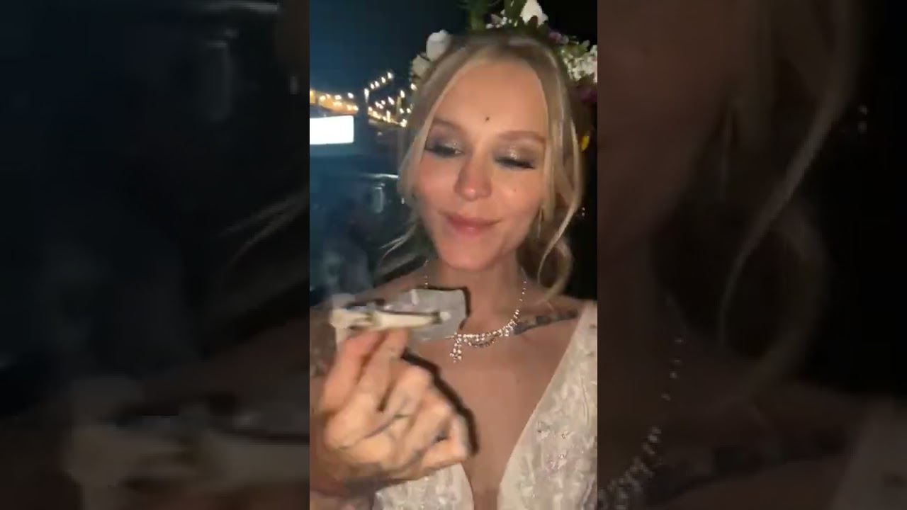 High! Wedding Day fun from @codyvangogh @theweedywitchh