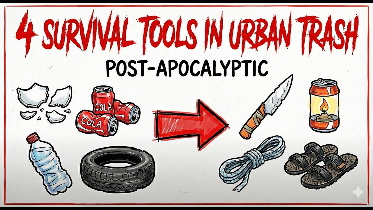 I Found 4 LIFE-SAVING Survival Tips in Urban Trash | urban survival skills