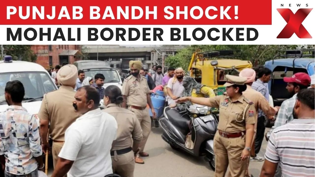 Punjab Bandh: Chandigarh Mohali Border Sees Heavy Security, Traffic Restrictions