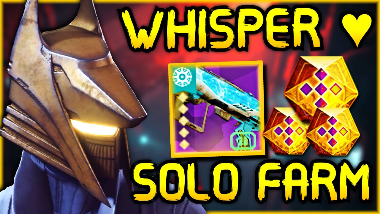 8Min Solo 'Whisper' GM Farming for T-5 Solstice Stuff ! My Warlock Build & Modifiers | Destiny 2