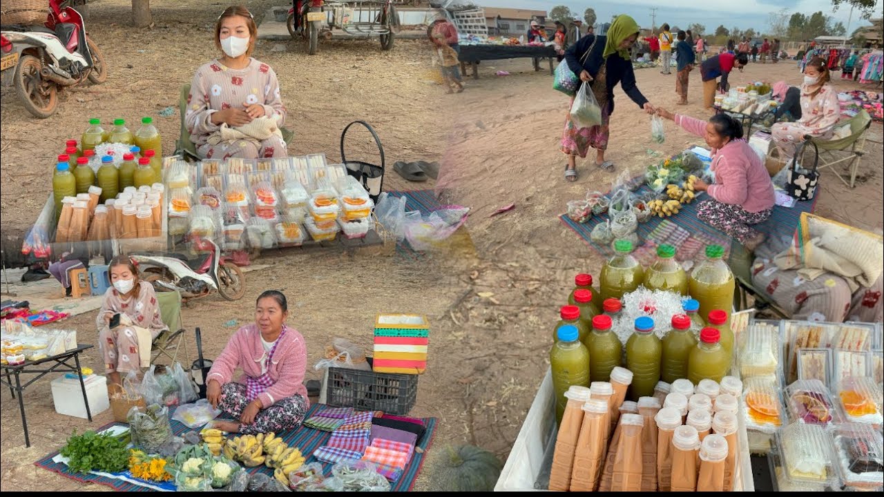 ตลาดนัดวันนี้ร้านสาวแสงขายดีมาก