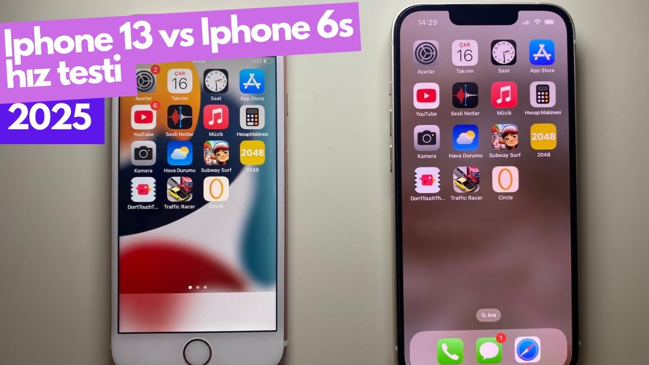 iPhone 13 vs iPhone 6s hız testi -2025-