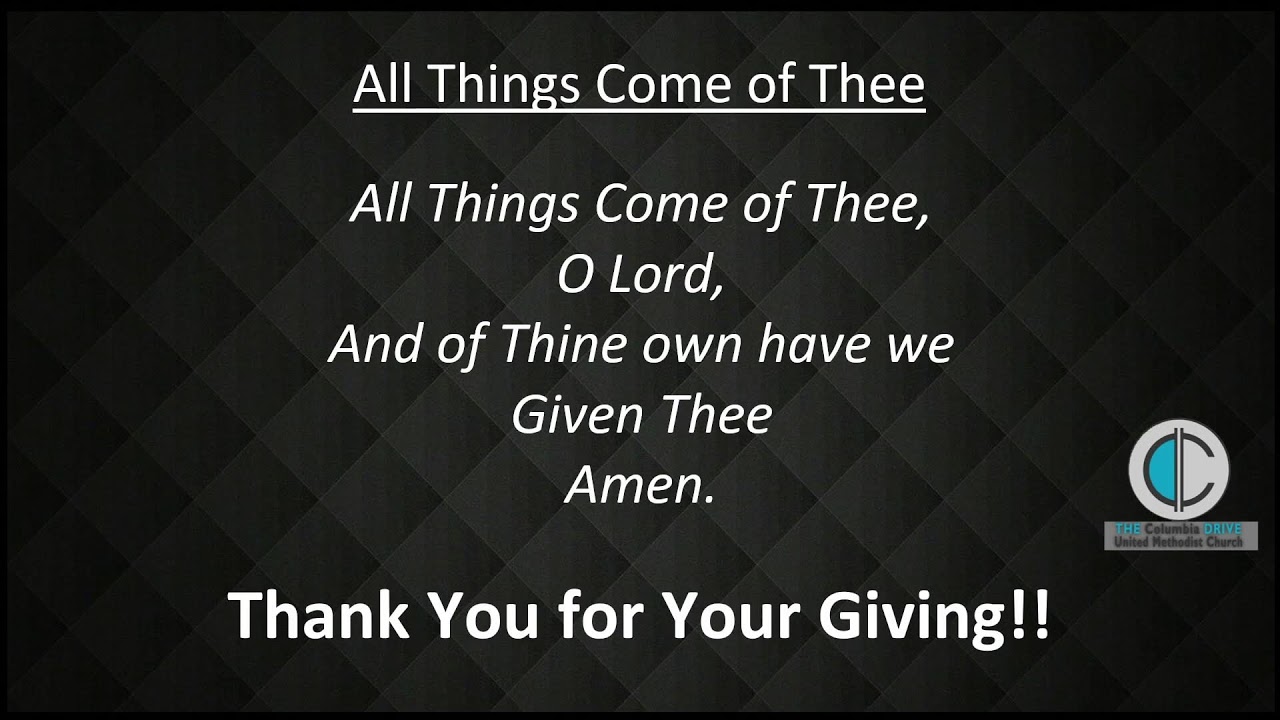 Columbia Drive United Methodist Church Sunday 10AM Service