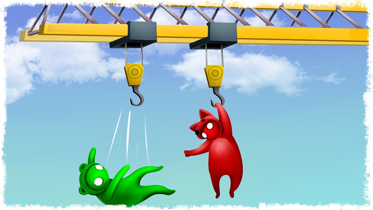 КТО УПАДЕТ, ТОТ ПРОИГРАЕТ!!! УГАР В GANG BEASTS!!!
