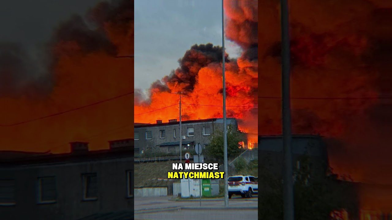 Potężny pożar w gminie Pok&oacute;j! 130 tysięcy kurczak&oacute;w zginęło w płomieniach!