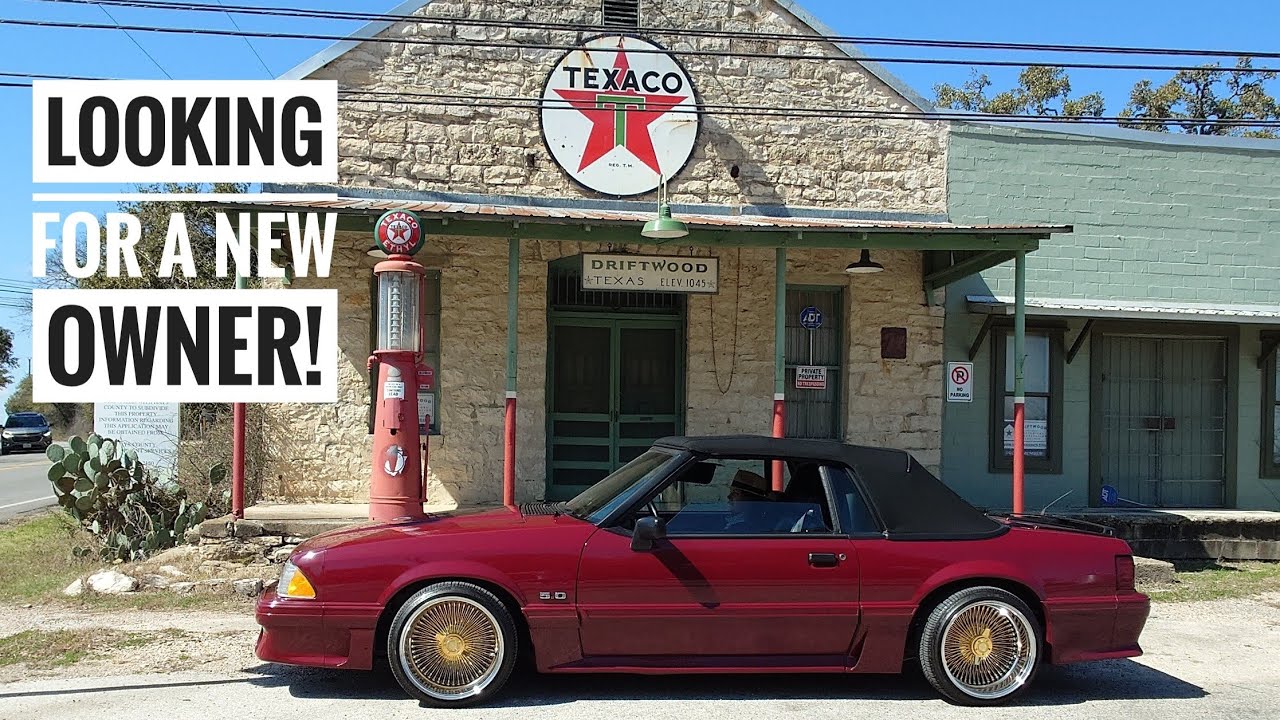 Cleanest 100k Mile 1990 Mustang GT 5.0 Convertible I've Seen & it's FOR SALE!