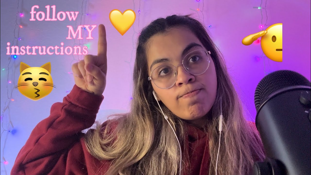 ASMR Simon SAYS 🫡 (Follow MY Instructions) 😽💛