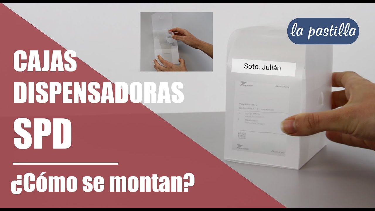 🟥Complementos para Sistema Personalizado de Dosificación SPD- CAJAS DISPENSADORAS