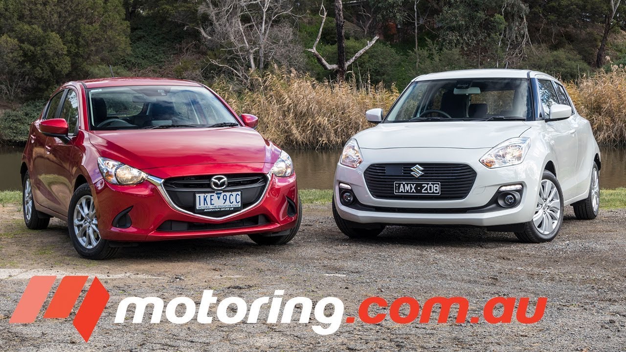 Mazda2 2017 против Suzuki Swift | motoring.com.au