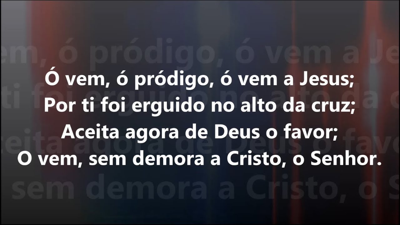Hino 353 - Harpa Crist&atilde; - Vem, &oacute; Pr&oacute;digo