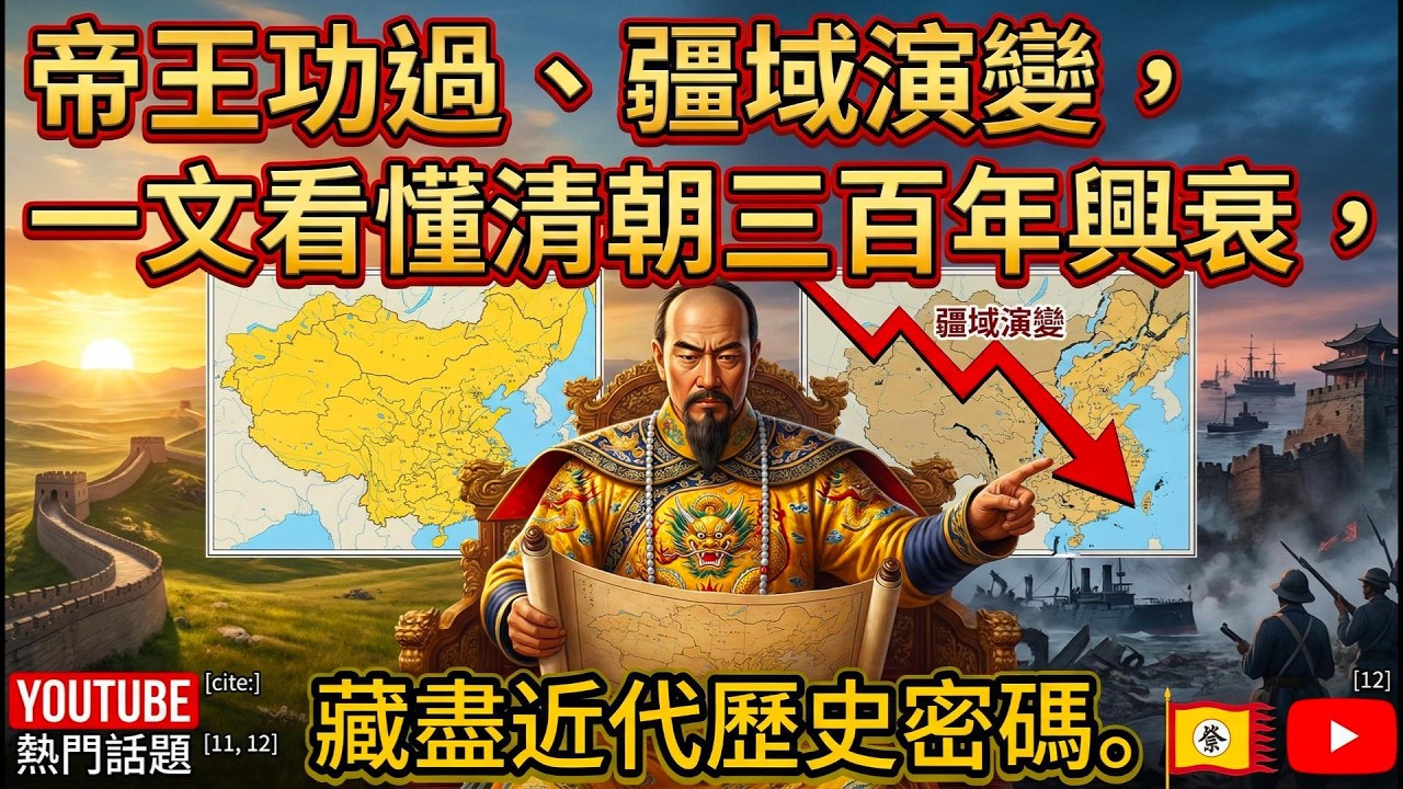 清朝興衰全紀錄：從入關定鼎到王朝落幕，每個細節皆有依據