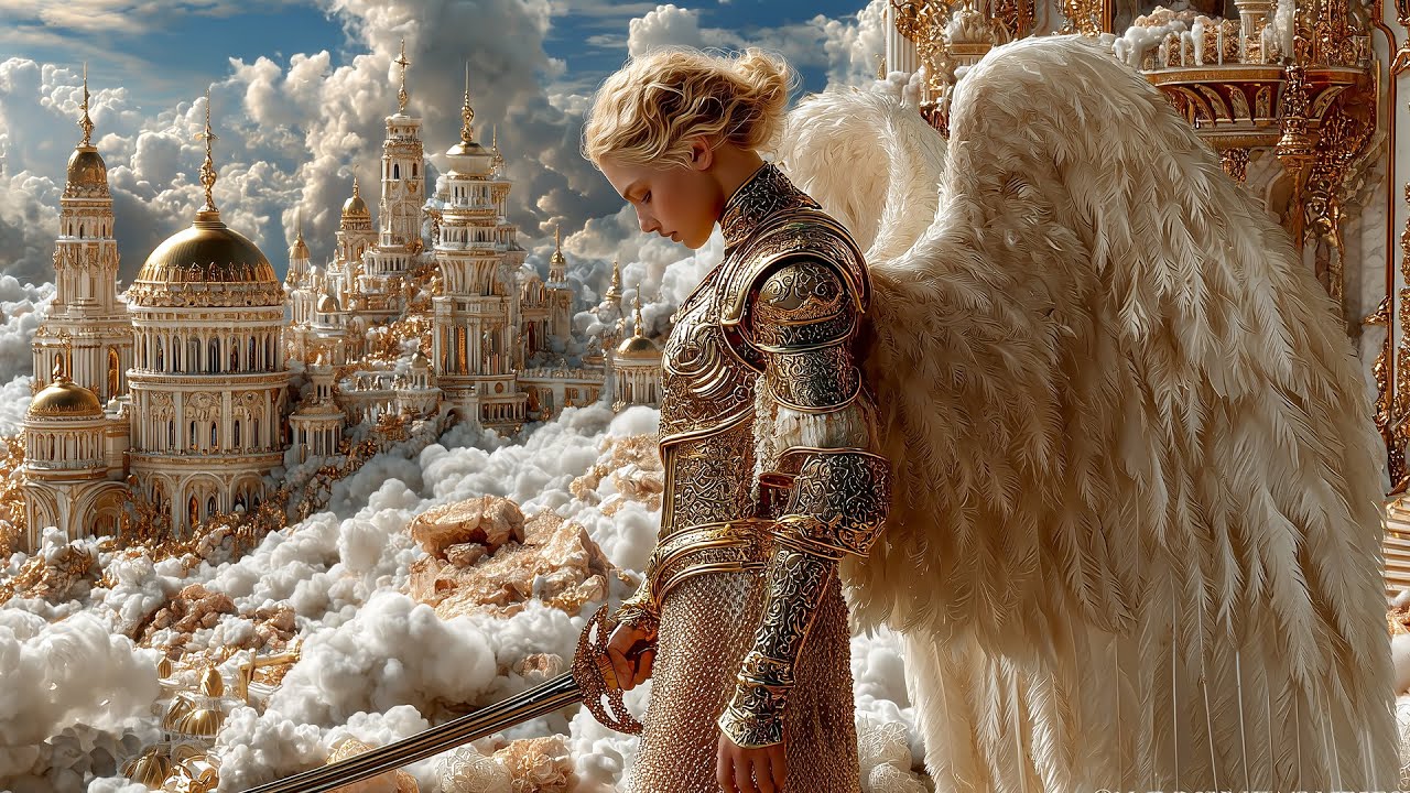 A Glimpse of Paradise | Stunning Celestial City in Golden Light