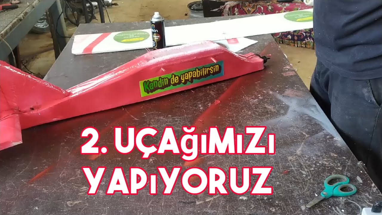 BASİT RC UÇAK NASIL YAPILIR - KÖPÜK RC UÇAK NASIL YAPILIR