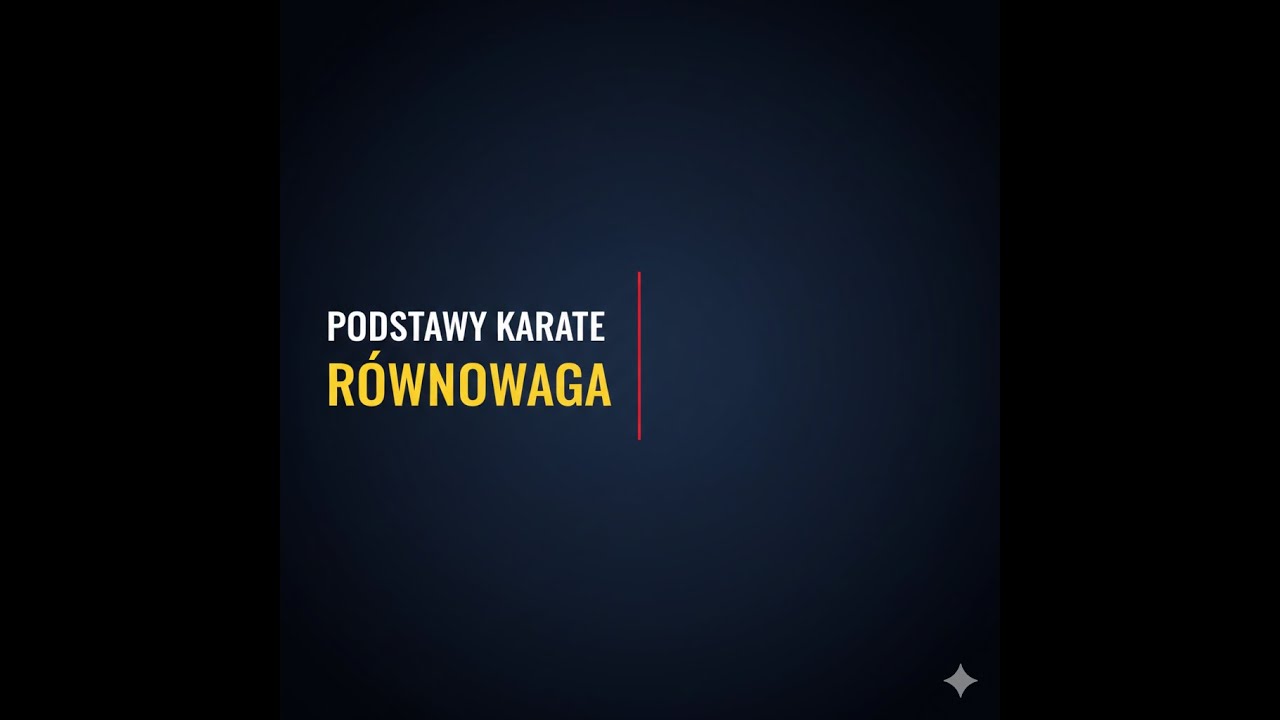 Zaczynamy od podstaw - równowaga