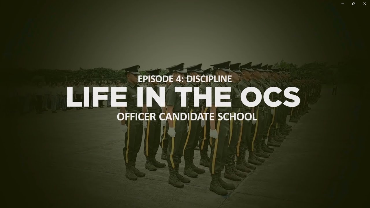 LIFE IN THE OCS | EPISODE 4 - DISCIPLINE