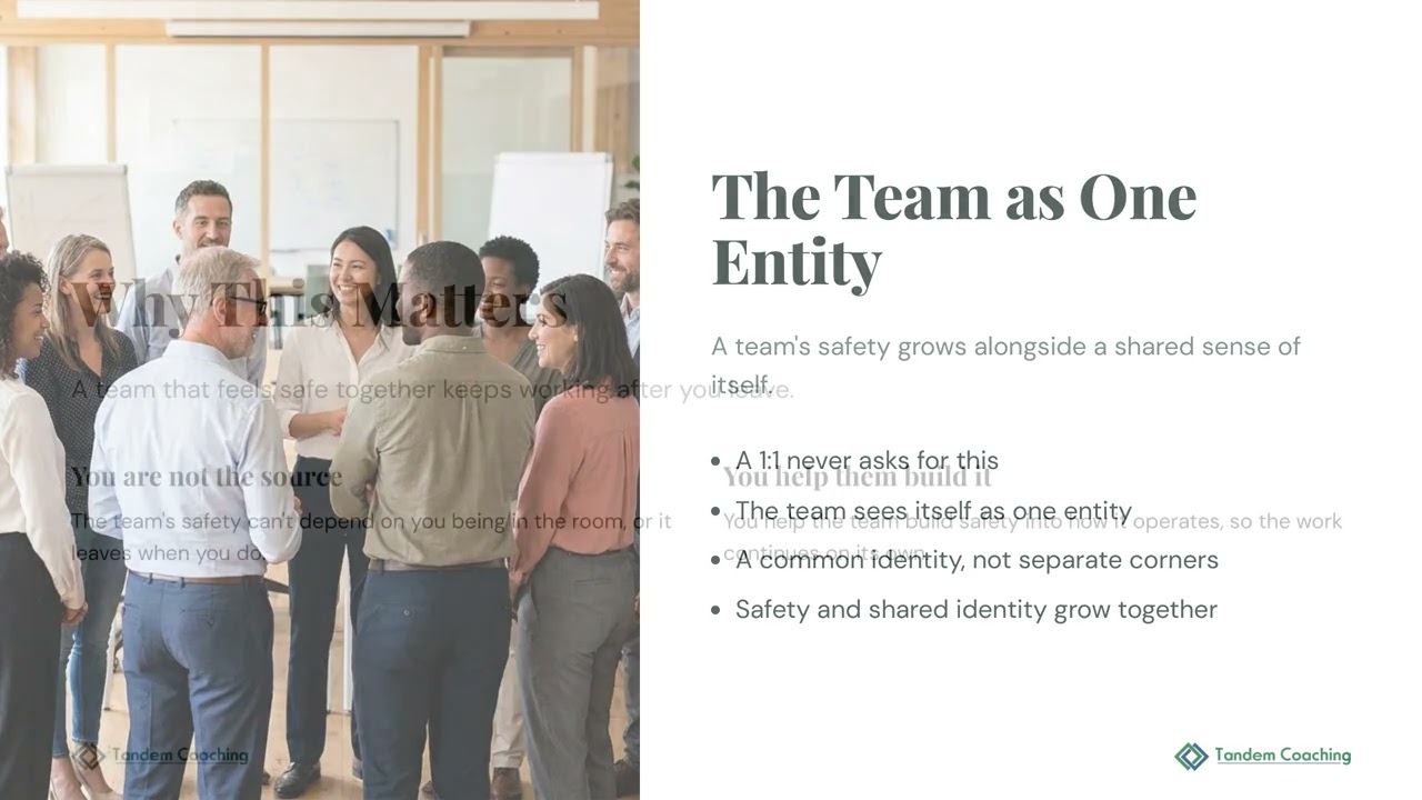 Cultivates Trust & Safety in Team Coaching: ICF Competency Overview (5.0.1)