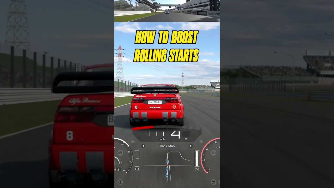 How To Boost Rolling Starts On Controller In GT7